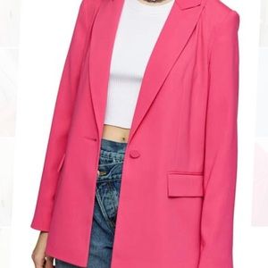 Topshop Pink Blazer